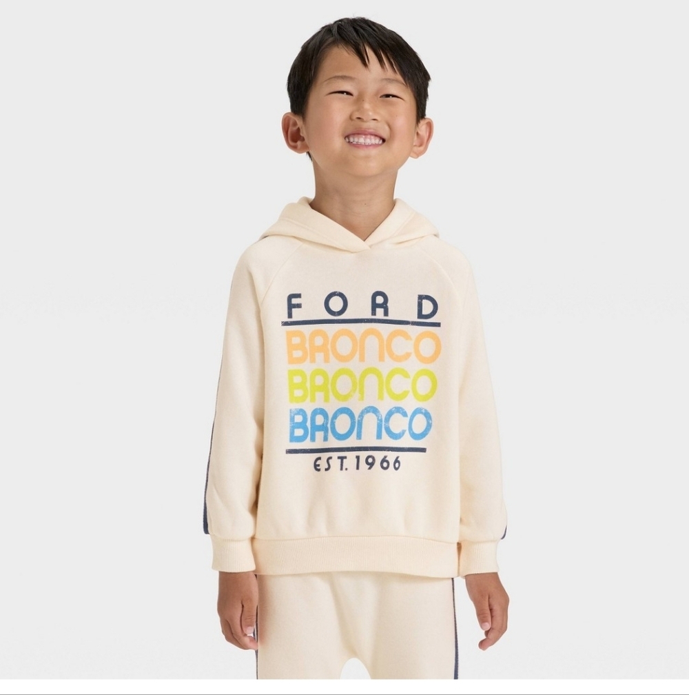 Ford Bronco Toddlers Boys Fleece Swearshirt & Pants Set (4T)
